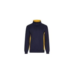 SUDADERA TOTALMATCH NEGRO/AMARILLO  T-M