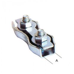 SUJETACABLE CHAPA 2 TORNILLOS 6MM