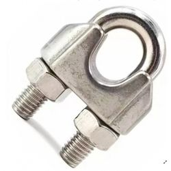 SUJETACABLES INOXIDABLE AISI-316 DE 1/4" (CABLE DE 6MM)