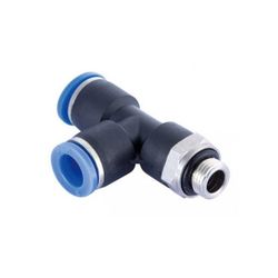 “T” ORIENTABLE ROSCA LATERAL MACHO CILINDRICA D.8 G1/4 BSPP
