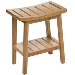 TABURETE AUXILIAR 39,5X25,2XH.46 CM. BAMBU