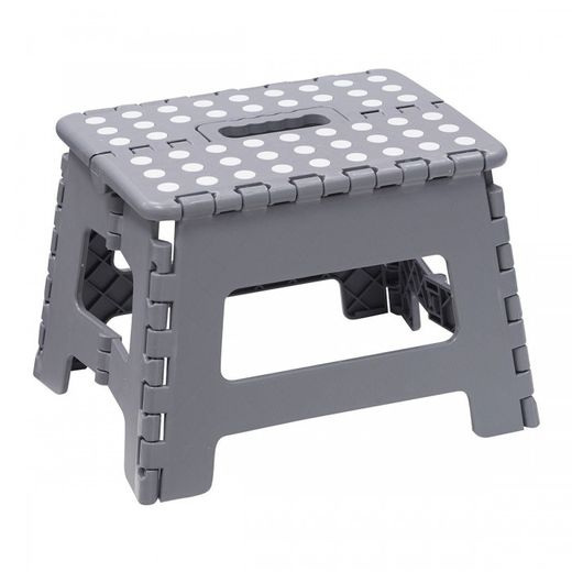 *TABURETE PLEGABLE 29X22X22 GRIS