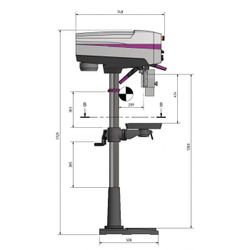 TALADRO DP 26-F - 400V