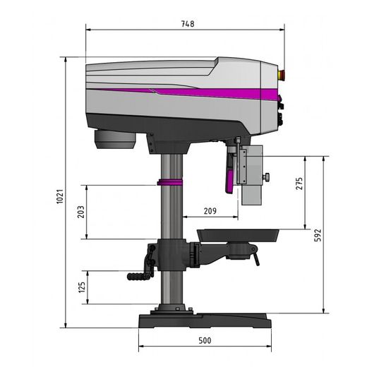 TALADRO DP 26-T - 400V