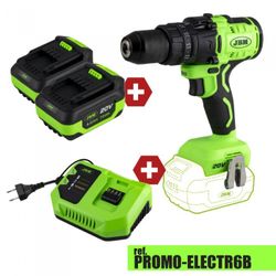 *TALADRO IMPACTO DOS VELOCIDADES+2 BATERIAS DE 4AH+CARGADOR