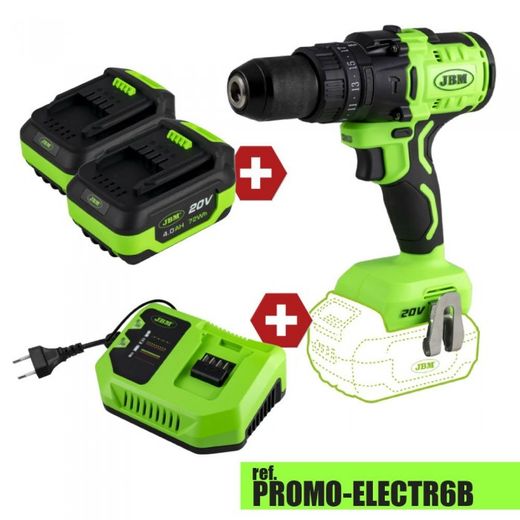 *TALADRO IMPACTO DOS VELOCIDADES+2 BATERIAS DE 4AH+CARGADOR