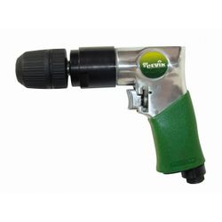 TALADRO NEUMATICO. 1800 RPM. 106LT./MIN. PRESION DE TRABAJO 6 BAR. PORTA BROCAS AUTOMATICO REVERSIBLE 10 MM.