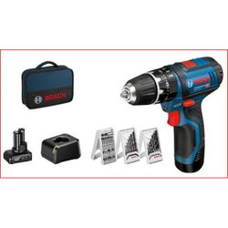 TALADRO PERCUTOR GSB 12V-15(1x2+1x4,0AhGAL12V-20)+ACC+BO