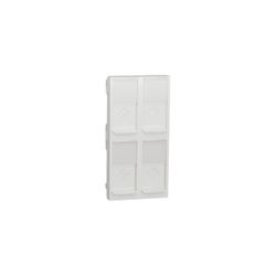 TAPA CUÁDRUPLE RJ45 KEYSTONE