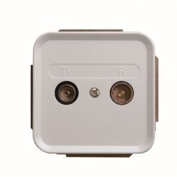TAPA PARA TOMA R-TV BLANCO