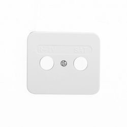 TAPA TOMA R-TV+SAT BLANCO