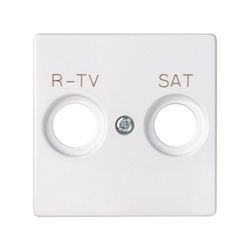 TAPA TOMA R-TV+SAT BLANCO