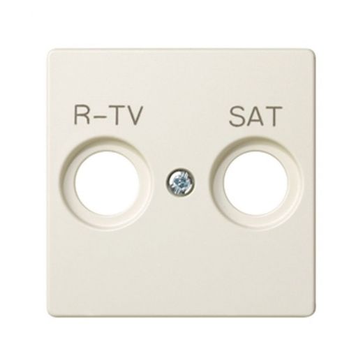 TAPA TOMA R-TV+SAT MARFIL