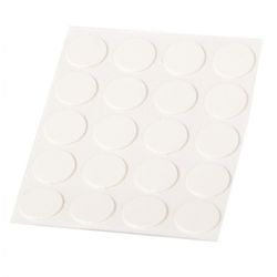 TAPA TORNILLOS ADH. 20 UD.BLANCO.