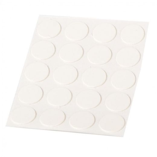 TAPA TORNILLOS ADH. 20 UD.BLANCO.