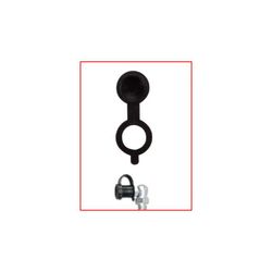 TAPON DE PLASTICO CORTO PARA ENGRASADOR. BOLSA 10 UDS NEGRO.