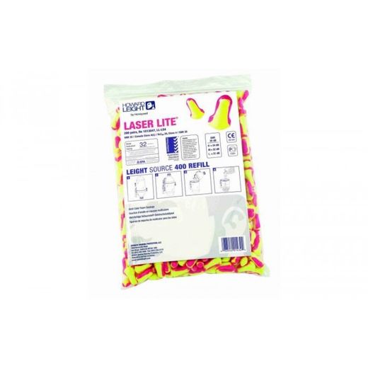 TAPONES LASER LITE RECAMBIO DISPENSADOR LS-400, BOLSA 200 PARES.(SNR35)