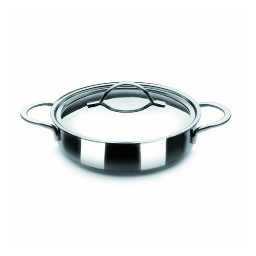 TARTERA CON TAPA INOX NOAH 22 CM
