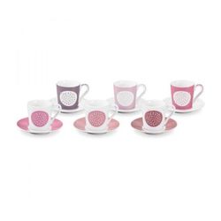 TAZA DE CAFE CON PLATO MY COFEE SUGAR 6PZAS