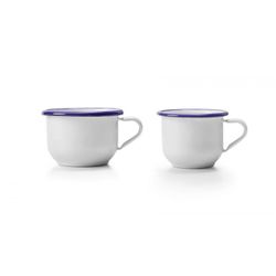 TAZA VINTAGE BLANCA 8 CM