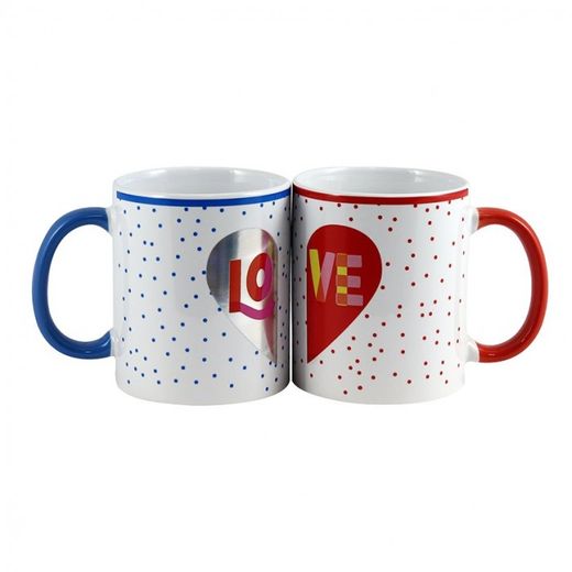 TAZAS LOVE 2UDS