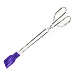 TENACILLA PALA SILICONA.38 CM. INOX.