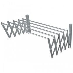 TENDEDERO EXTENSIBLE PARED 80 CM. / ALUMINIO. PAQUETE 1 UNIDAD