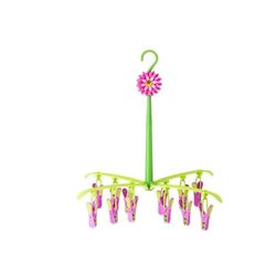 TENDEDERO PLEGABLE FLOWER POWER CON GANCHO