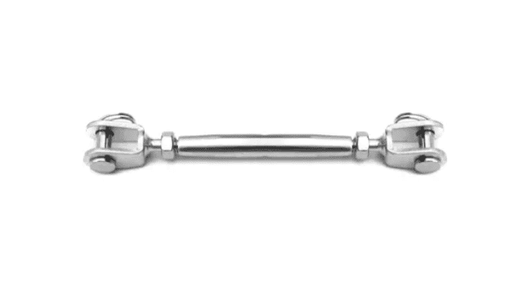 TENSOR TUBULAR M8, TERMINAL D.5/HORQUILLA, AISI 316