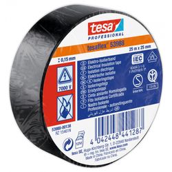 TESA CINTA AISLANTE NEGRA 25MX25MM