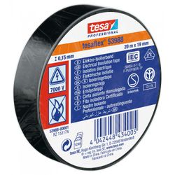 TESA CINTA AISLANTE NEGRO 20MX19MM