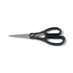 TIJERA MICRODENTADA INOX AZUL 8" 20CM FUNDA