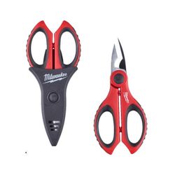 TIJERAS PARA ELECTRICISTA CON FUNDA