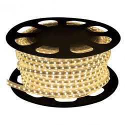 TIRA LED 230V IP65 SMD2835 25MTS CALIDA