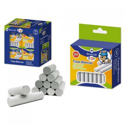 TIZAS BLANCAS. CAJA 24 TIZAS.