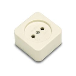 TOMA BASE SUP.PORCELANA 10A 250V