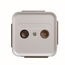 TOMA R-TV+SAT INTERMEDIA NO MODULAR BLANCO