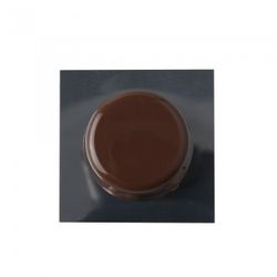 TOPE PUERTA ADHESIVO PLASTICO MARRON