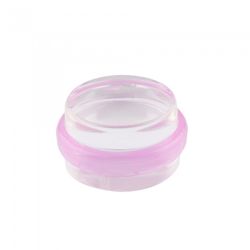 TOPE PUERTA ADHESIVO RECTO METACR. ROSA