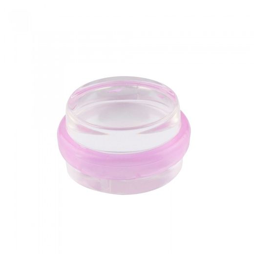 TOPE PUERTA ADHESIVO RECTO METACR. ROSA