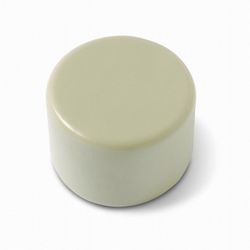 TOPE PUERTA. CON TORNILLO INVISIBLE / BEIGE. BLISTER 2 UDS.