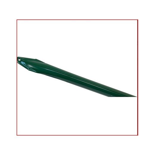 TORNAPUNTAS GALVANIZADO + LACADO VERDE - Ø 48X1450 MM