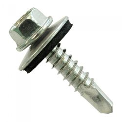TORNILLO AUTOTALADRANTE DIN 7504-K CINCADO + ARANDELA 5,5X22 P19 (100UND)