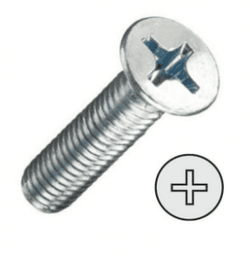 TORNILLO R/METAL DIN 965 C/P ZN M6-40