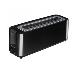 TOSTADORA PLASTICO 2PC.900W.GRANDE NEGRA