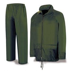 TRAJE AGUA INGENIERO POLIESTER/PVC VERDE T-L (188TAIV/L)