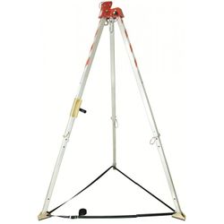 TRIPODE TELESCOPICO SF-TP-800 CON PATAS REGULABLES HASTA 2,35 M PARA RESCATES CON POLEA Y MOSQUETON