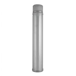 *TUBO PELLET 0,5 M. INOX 316.D.80 MM.