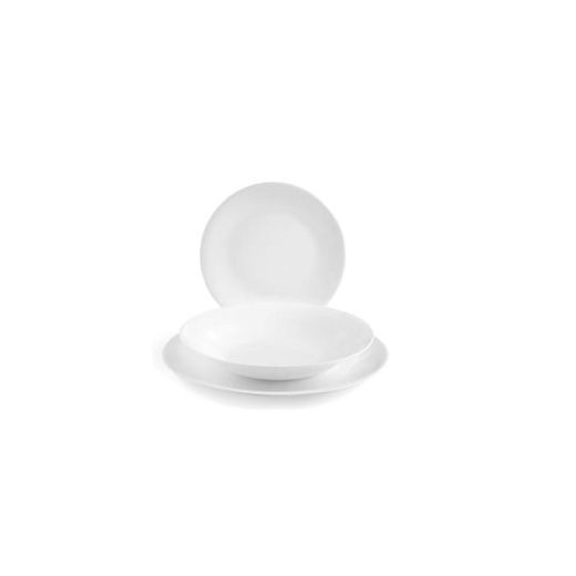 VAJILLA 18 PZS. OPAL WHITEMOON BLANCA