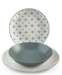 VAJILLA PORCELANA 18 PZAS. NORA
